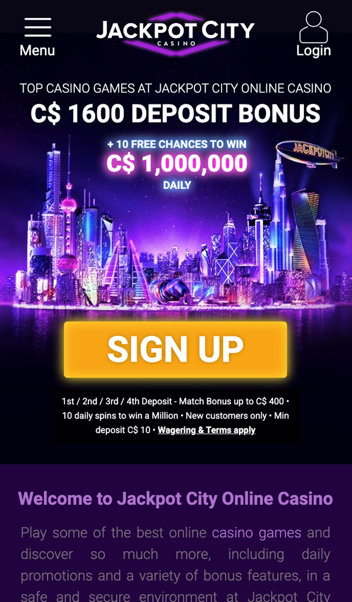 Jackpot City Overview